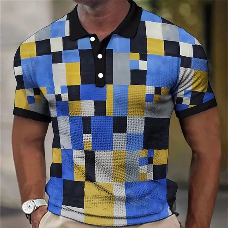 Siyaje | Polo à carreaux multicolore