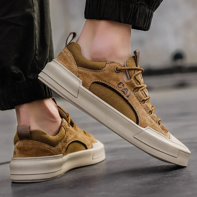 Siyaje | Chaussures en toile avec lacets en daim pour un usage quotidien