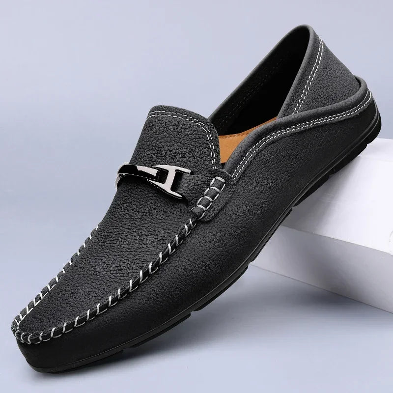 Siyaje | Mocassins Belford en cuir