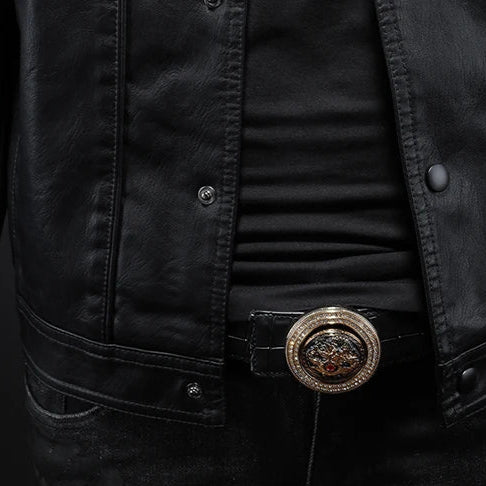 Siyaje | Veste ajustée en cuir