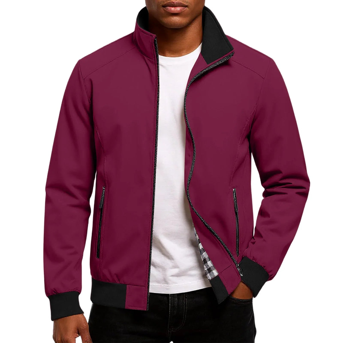 Siyaje | Blouson bomber à col montant