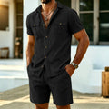 Siyaje | Ensemble assorti en lin pour homme