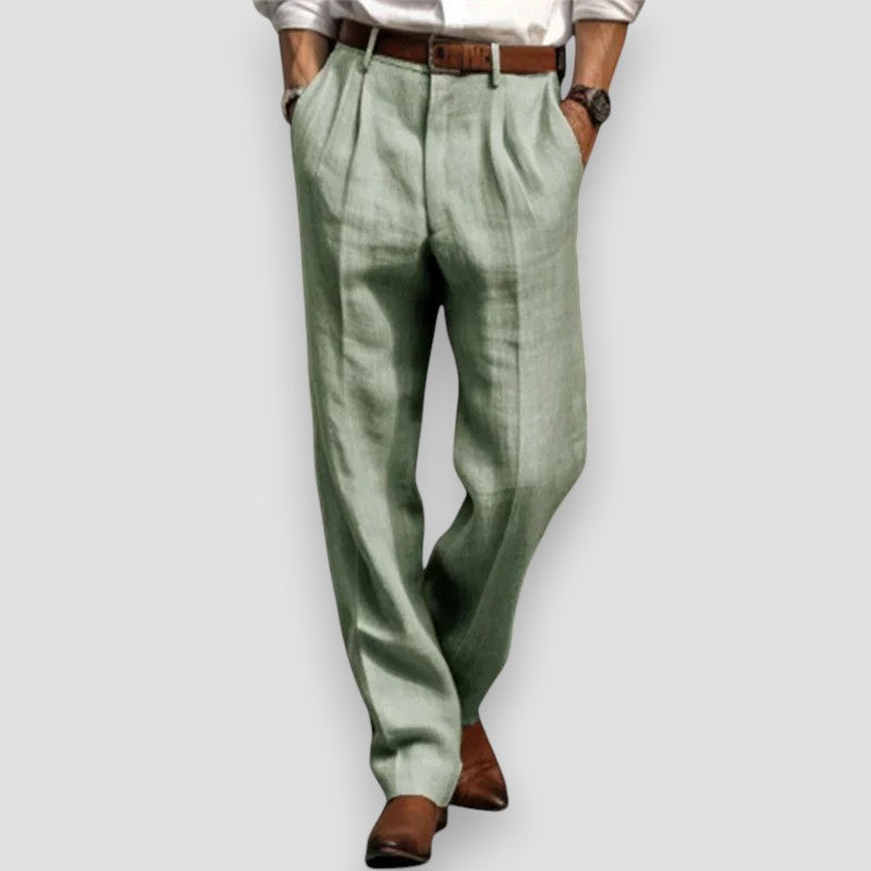 Siyaje | Pantalon classique en lin