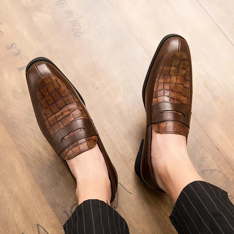 Siyaje | Mocassins en cuir de crocodile