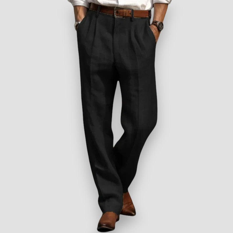 Siyaje | Pantalon classique en lin