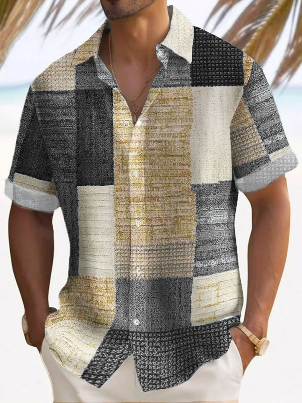 Siyaje | Chemise élégante à manches courtes