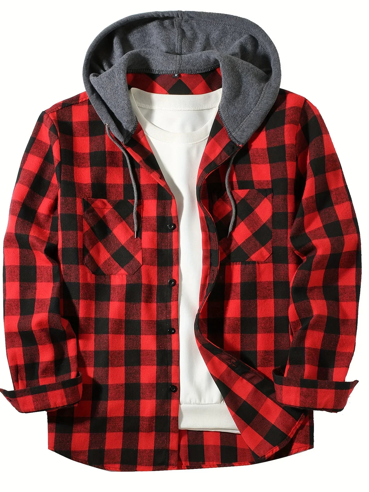 Siyaje | Veste à carreaux pour homme avec doublure chaude