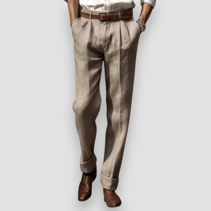 Siyaje | Pantalon classique en lin