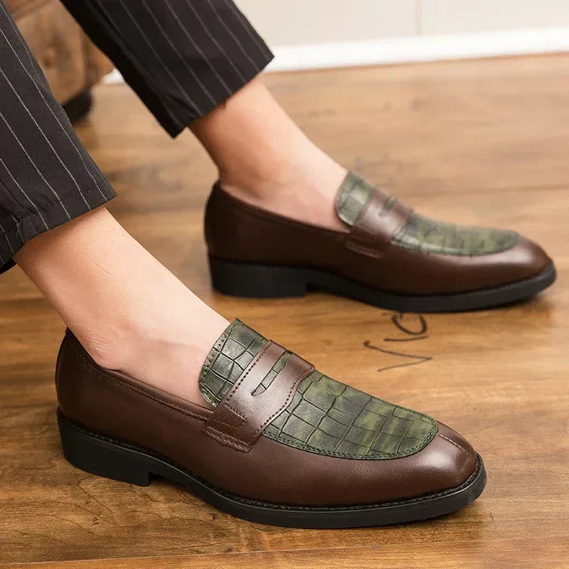 Siyaje | Mocassins en cuir de crocodile