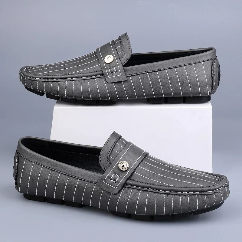 Siyaje | Mocassins Marlon en cuir