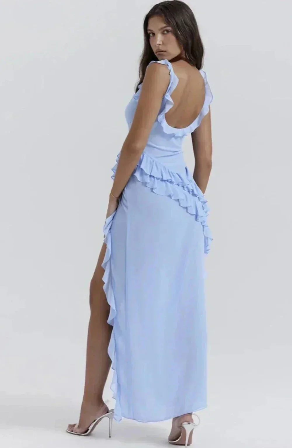 Siyaje | Robe élégante avec jambes ouvertes
