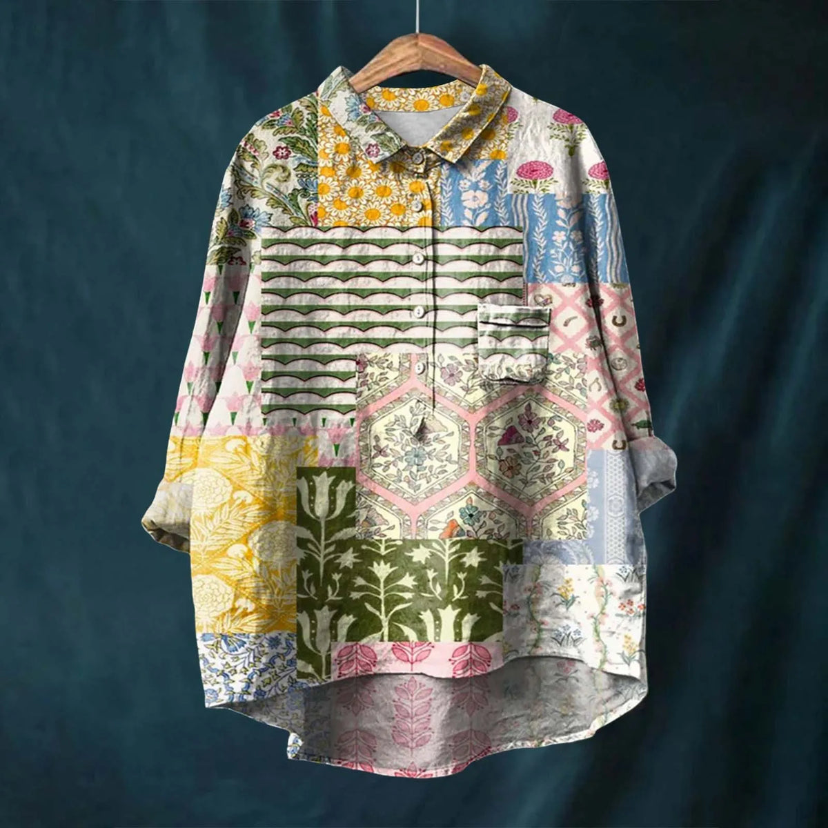 Santina | Chemise florale élégante