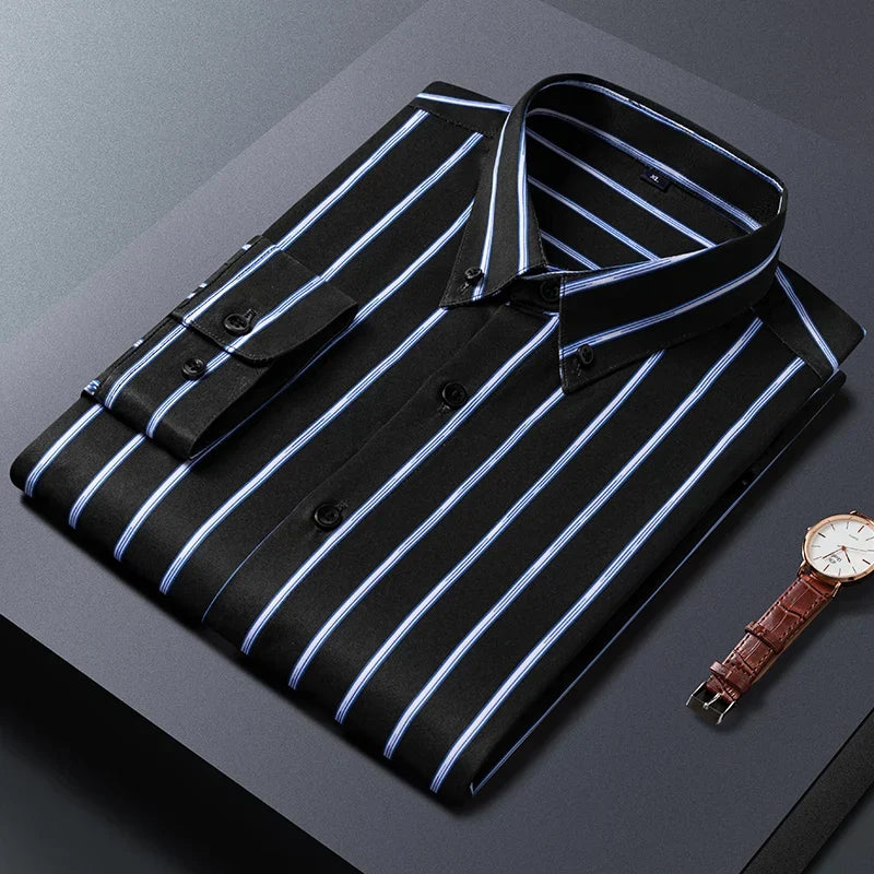 Siyaje | Chemise pour hommes à rayures élégantes