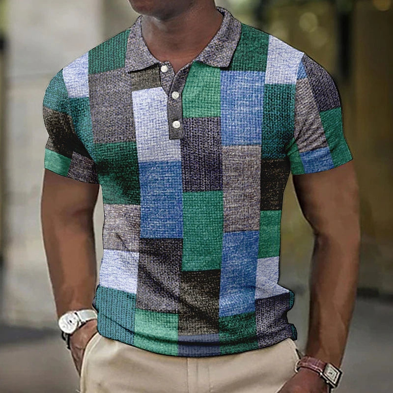 Siyaje | Polo multicolore au style moderne