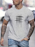 Siyaje | T-shirt élégant à col rond avec imprimé graphique