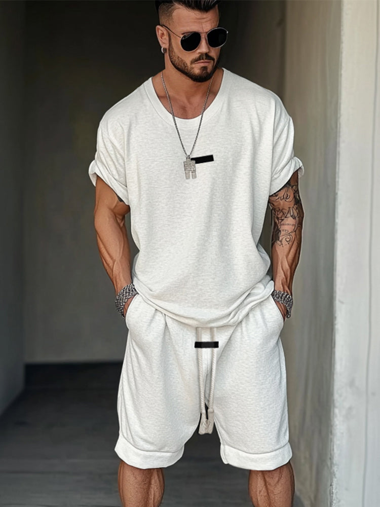 Siyaje | Ensemble t-shirt et short style athleisure Fusion
