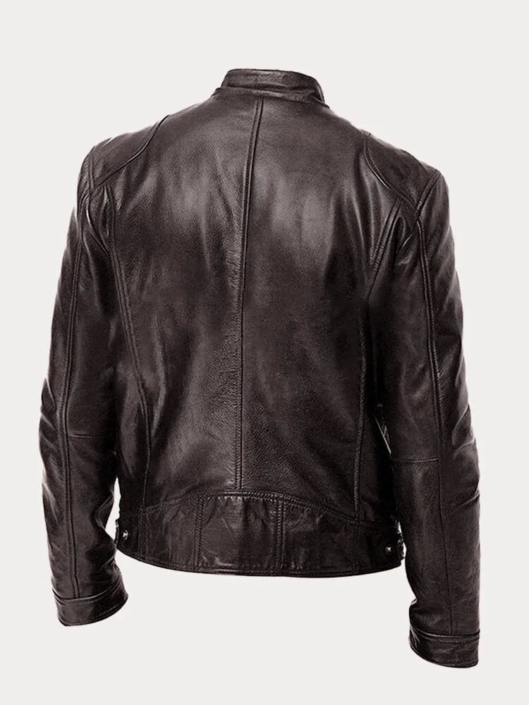 Siyaje | Veste décontractée en cuir