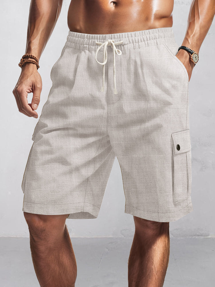 Siyaje | Short cargo en coton essentiel