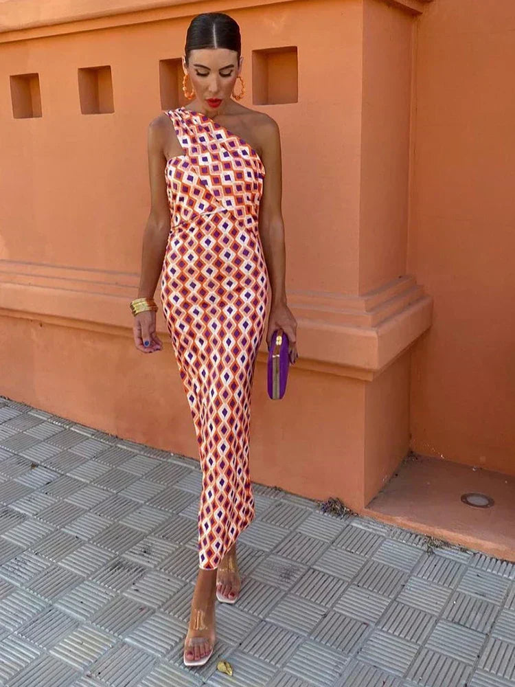 Siyaje | Robe élégante à une épaule