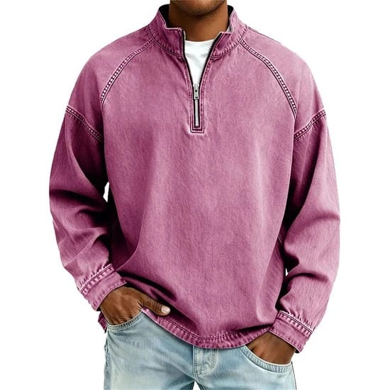Siyaje | Chemise vintage à manches longues pour homme