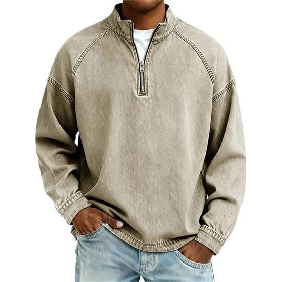 Siyaje | Chemise vintage à manches longues pour homme