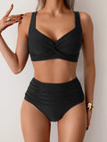 Siyaje | Bikini bandeau à volants
