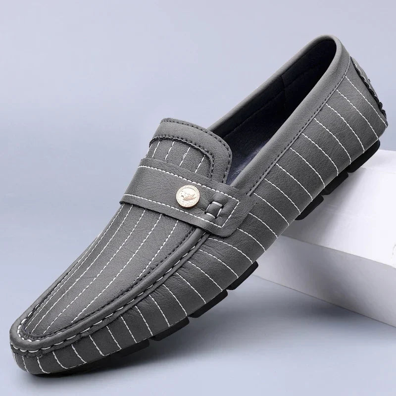 Siyaje | Mocassins Marlon en cuir