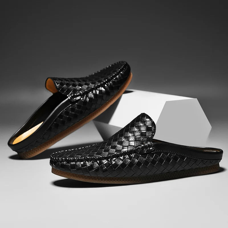 Siyaje | Chaussures décontractées en cuir tissé