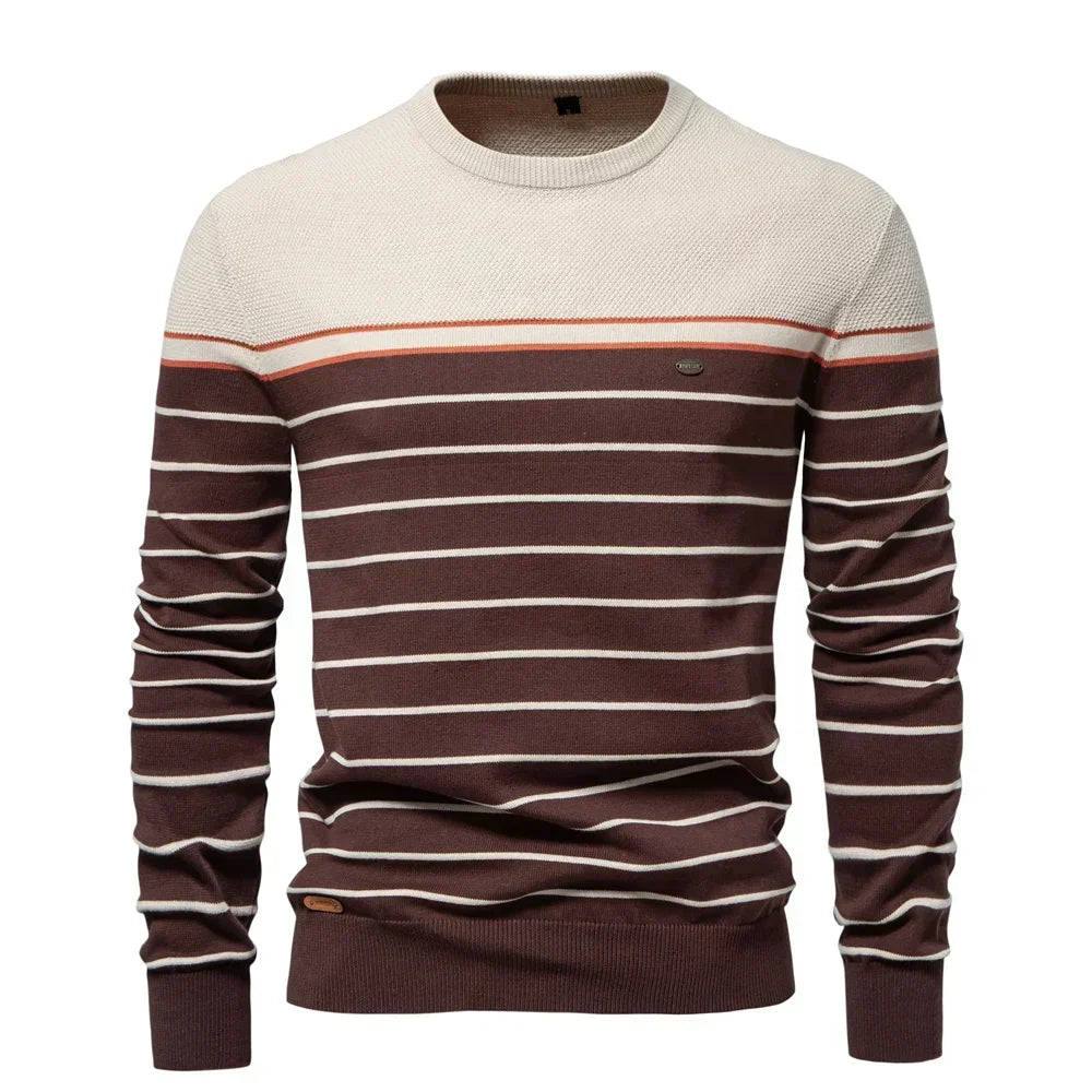 Siyaje | T-shirt à manches longues en coton doux, coupe moderne