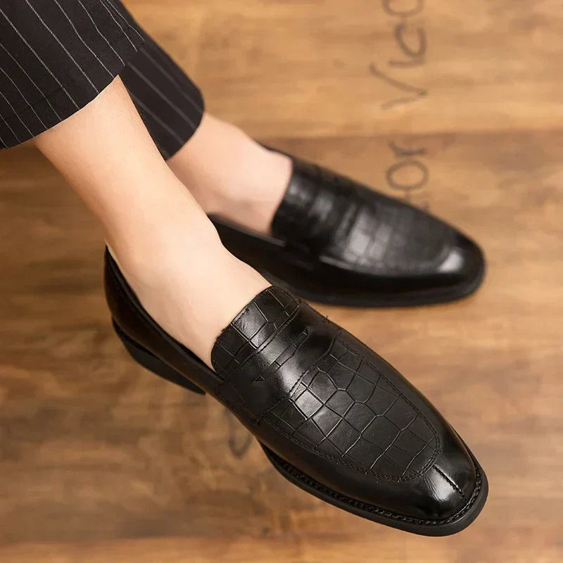 Siyaje | Mocassins en cuir de crocodile