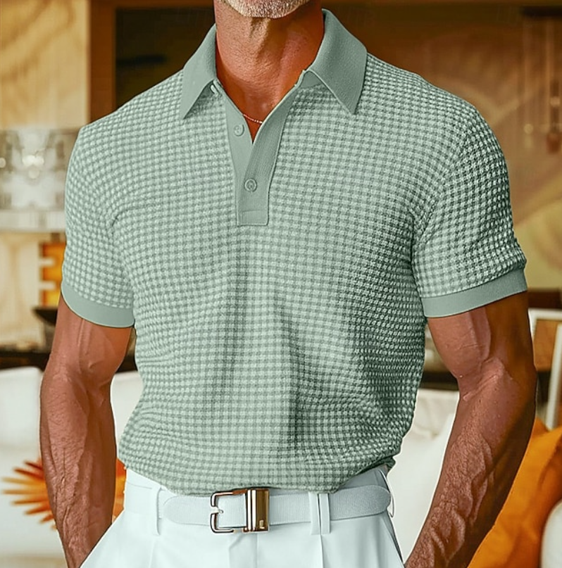 Siyaje | Polo à carreaux pour homme