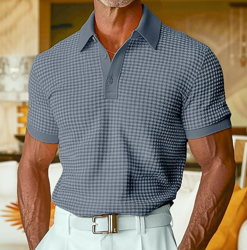 Siyaje | Polo à carreaux pour homme