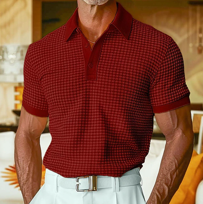 Siyaje | Polo à carreaux pour homme