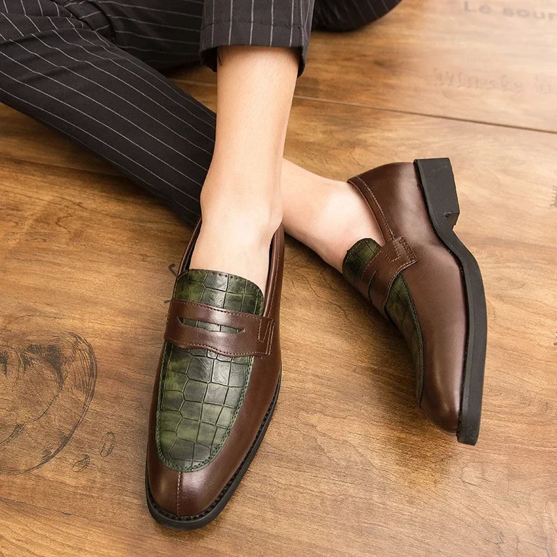 Siyaje | Mocassins en cuir de crocodile