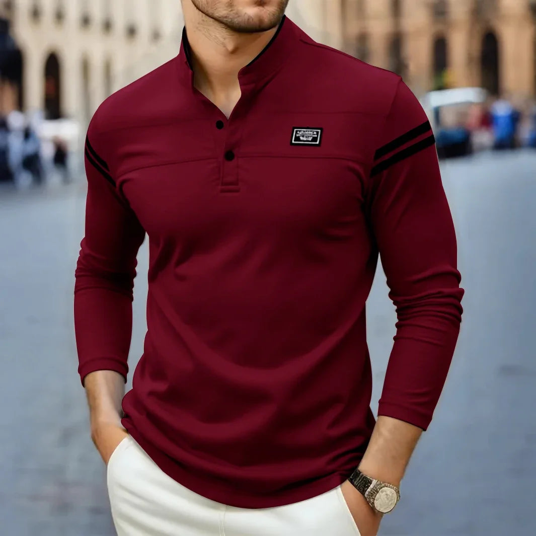 Siyaje | T-shirt moderne à manches longues pour homme