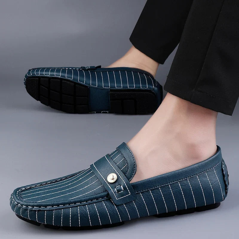 Siyaje | Mocassins Marlon en cuir
