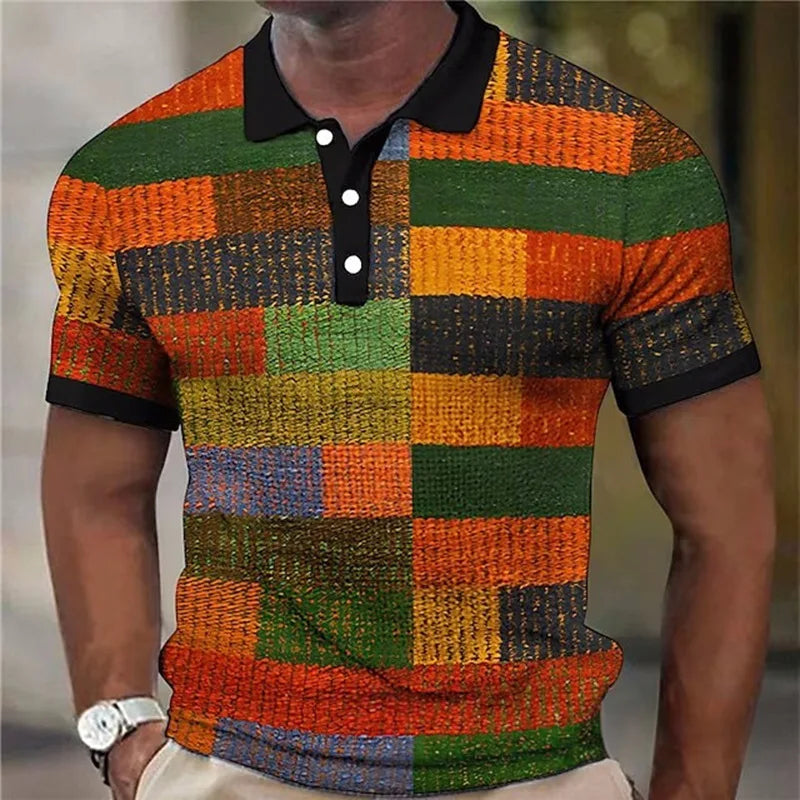 Siyaje | Polo à carreaux multicolore