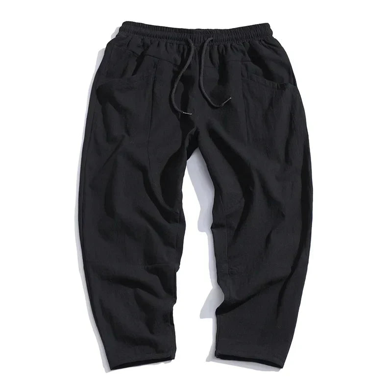 Siyaje | Pantalon raccourci en lin