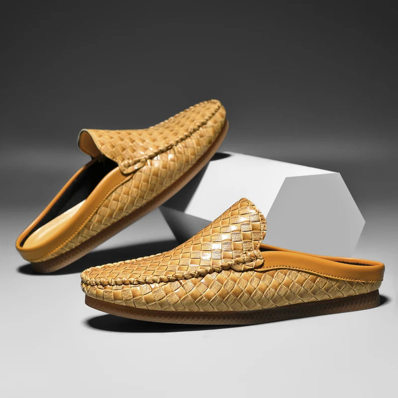 Siyaje | Chaussures décontractées en cuir tissé
