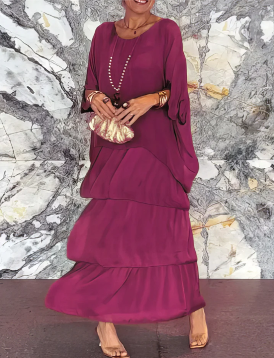 Siyaje | Robe longue et fluide avec style