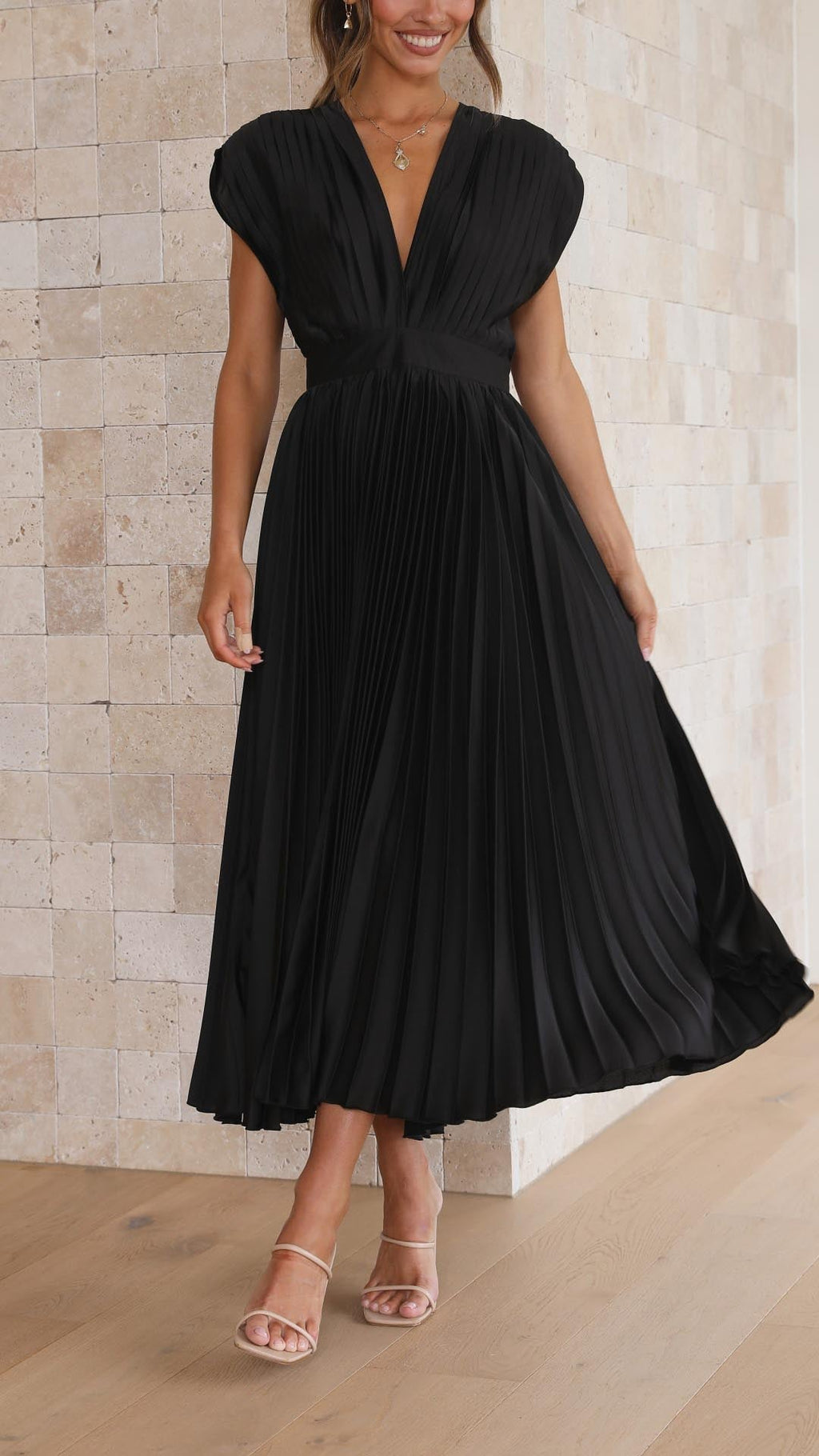 Siyaje | Robe plissée élégante