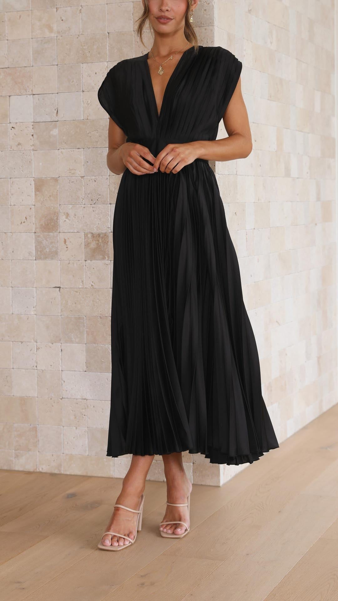 Siyaje | Robe plissée élégante