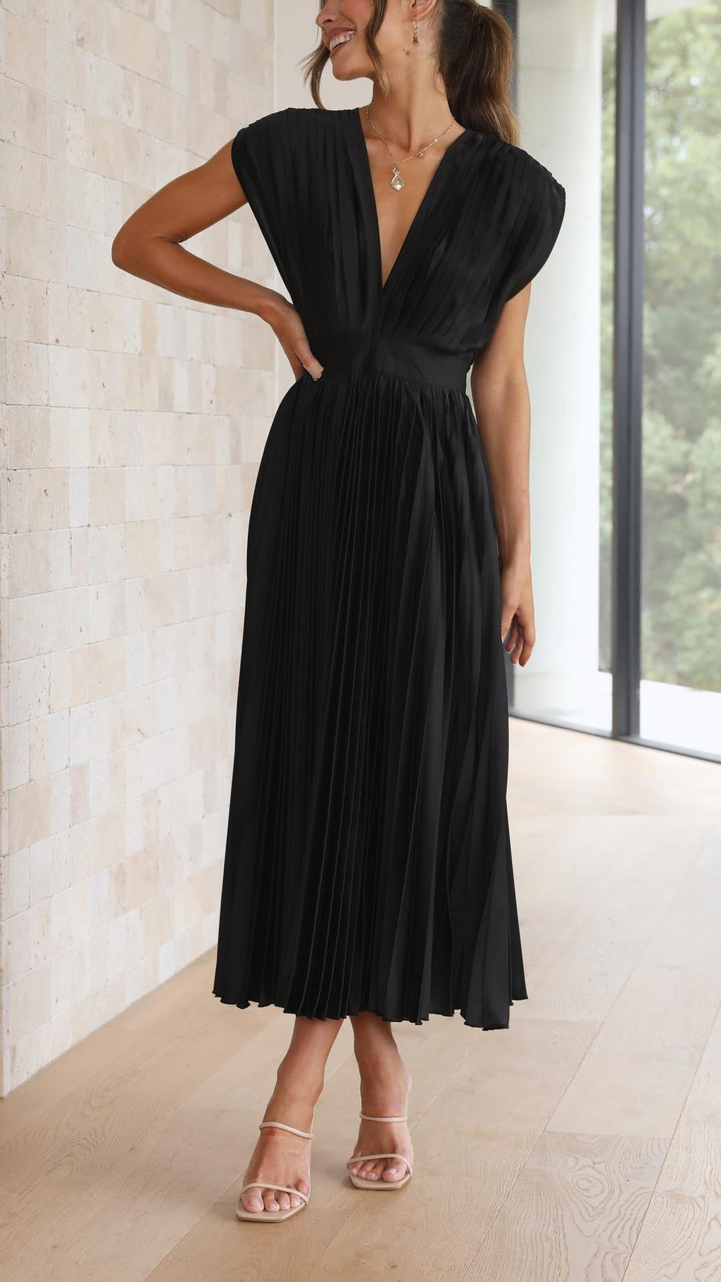 Siyaje | Robe plissée élégante