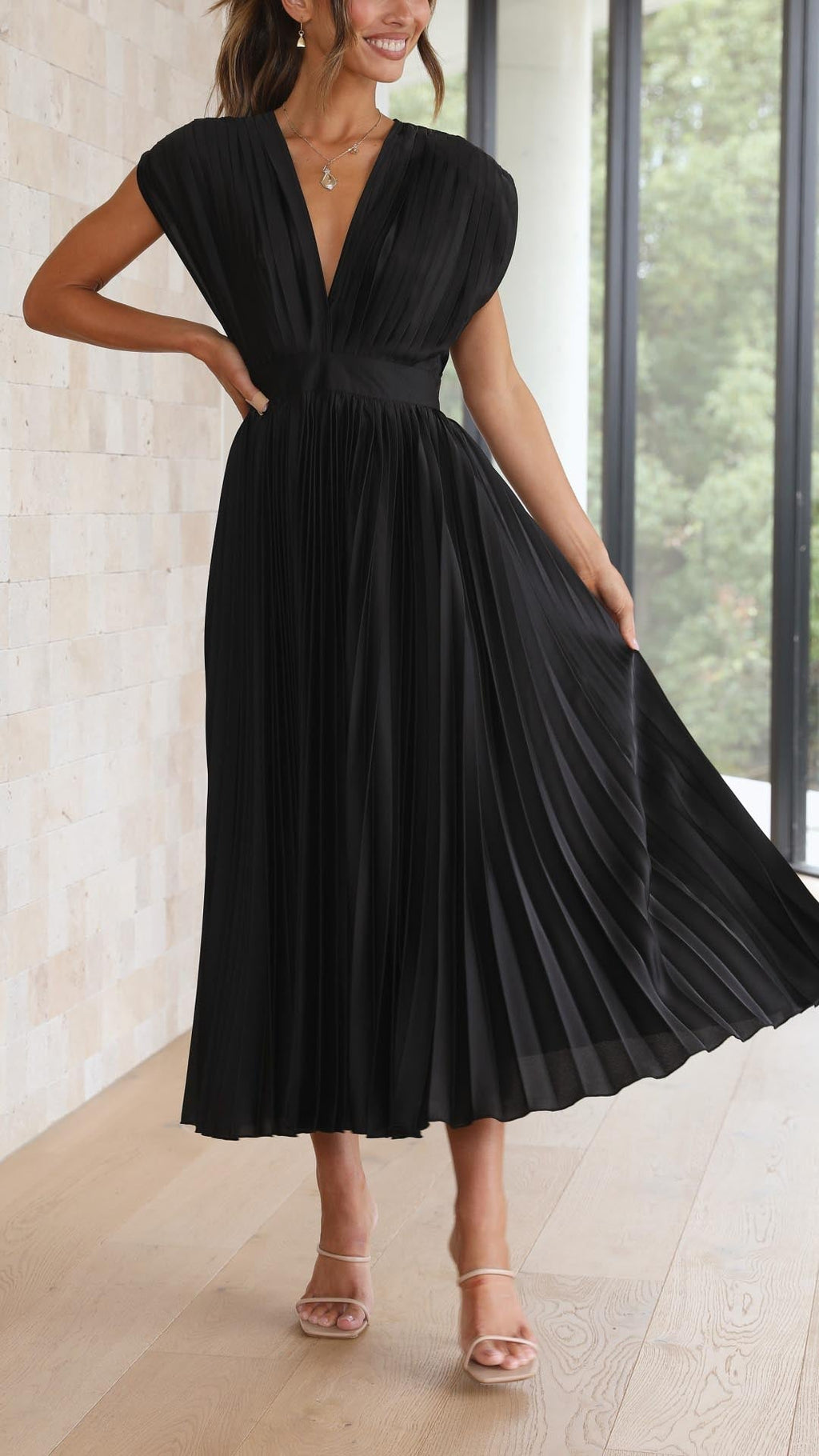 Siyaje | Robe plissée élégante