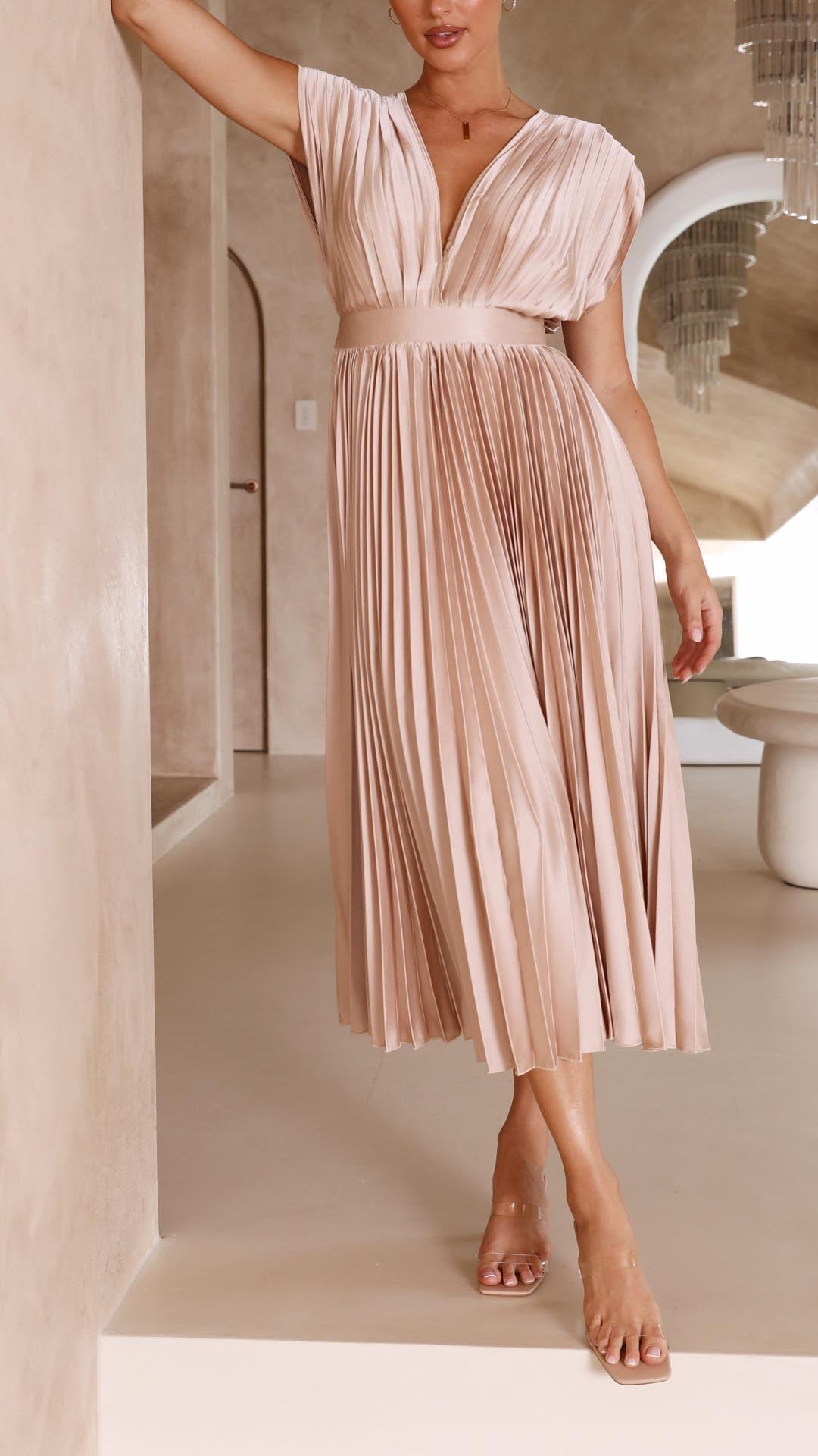 Siyaje | Robe plissée élégante