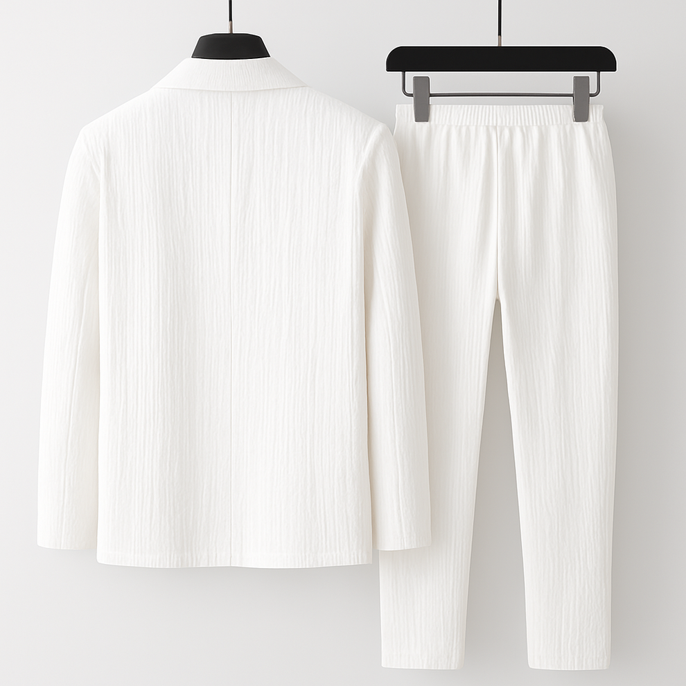 Siyaje | Ensemble en lin avec blazer