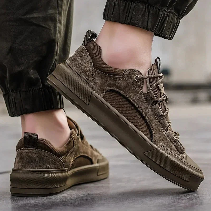 Siyaje | Chaussures en toile avec lacets en daim pour un usage quotidien