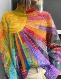 Siyaje | Pull coloré à col roulé