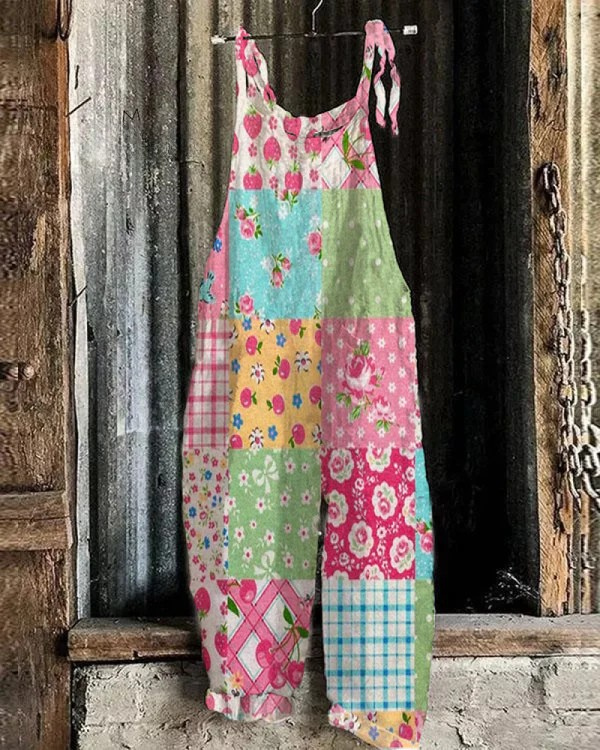 Siyaje | Salopette Florale Bohémienne - Style Sans Effort pour Femmes, Confort Toute la Journée