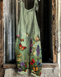 Siyaje | Salopette Florale avec Papillons pour Femme - Confort et Élégance